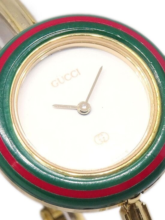Gucci 1100-L Change Bezel Chameleon Quartz Watch SS 136496 main image 13
